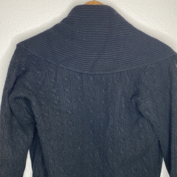 Ralph Lauren Black Label S Cable Knit Cashmere Cardigan - Picture 8 of 10